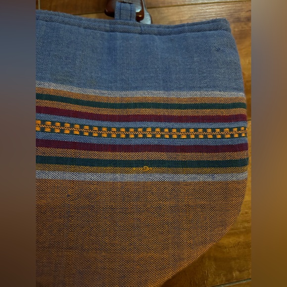 Halys Handwoven stripped abstract pattern mini Handbag - Picture 10 of 10